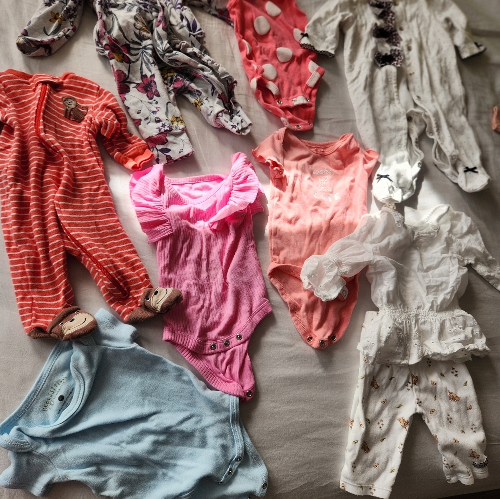 baby girl cloth lot